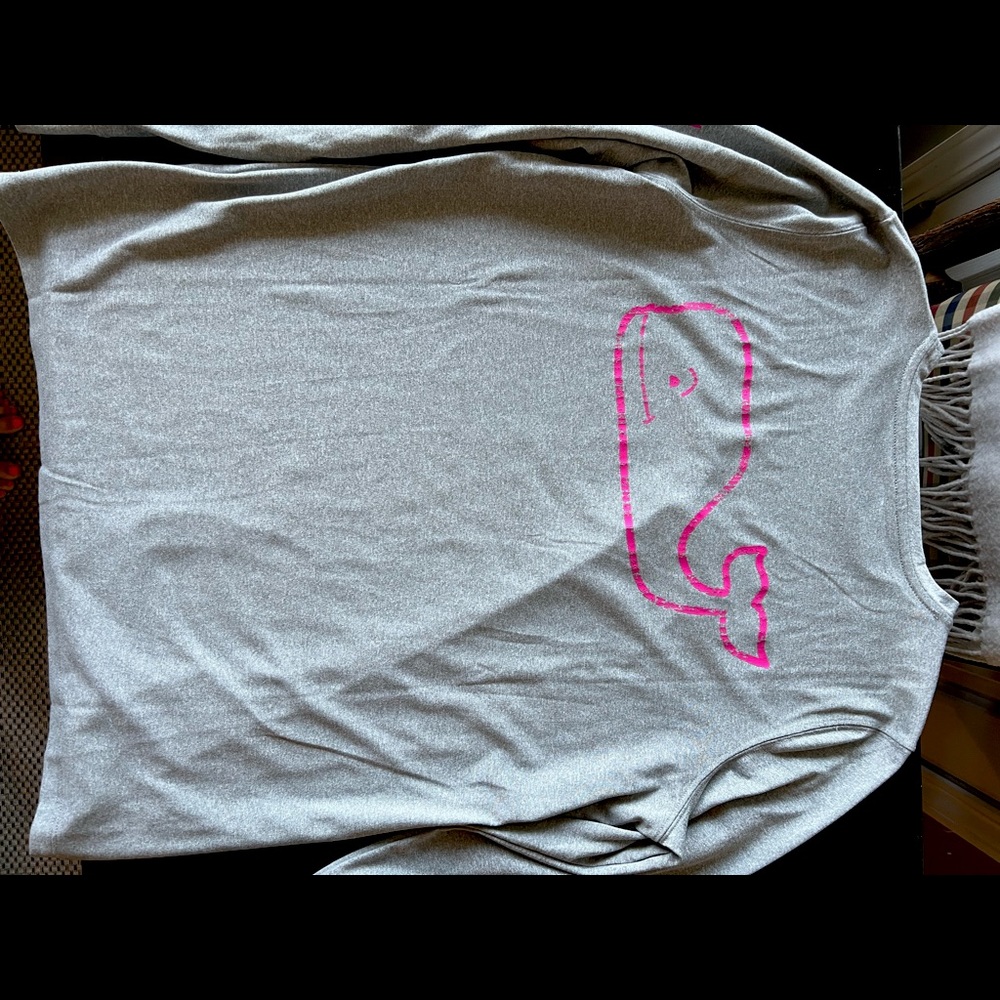 Grey active dry fit material Vineyard Vines Shirt